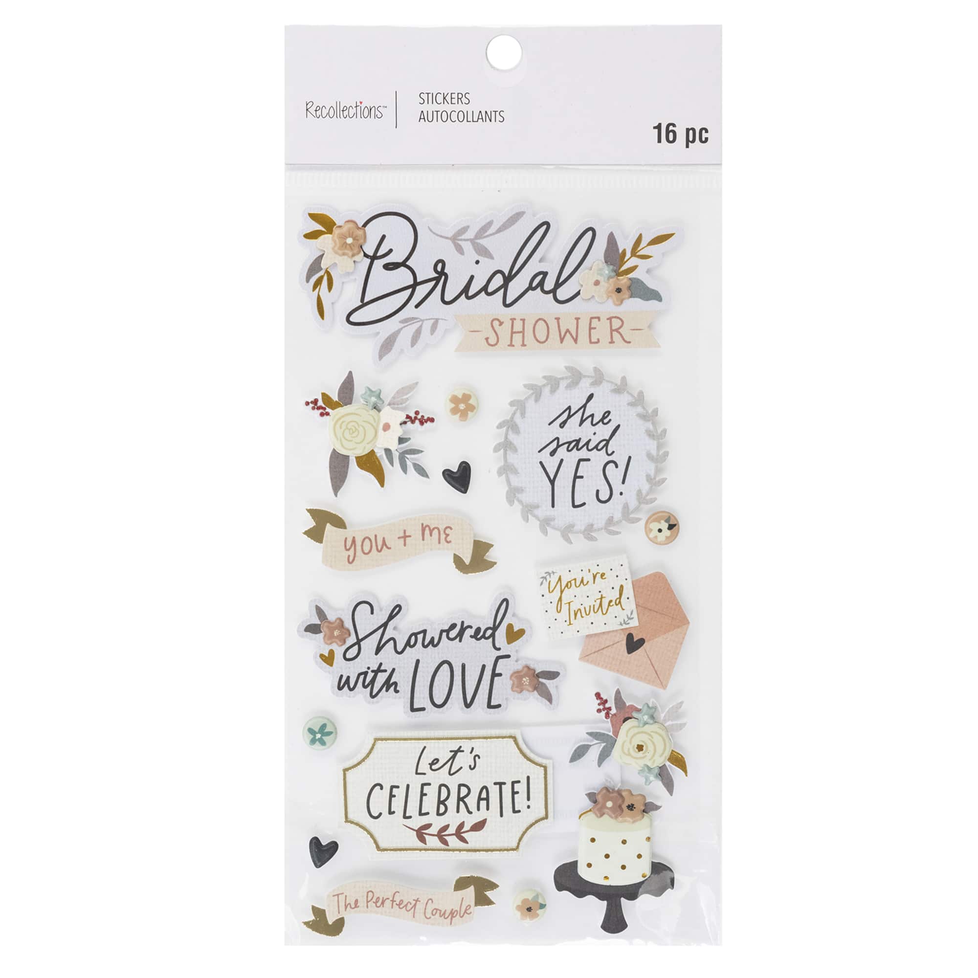 Wedding Shower Stickers by Recollections™